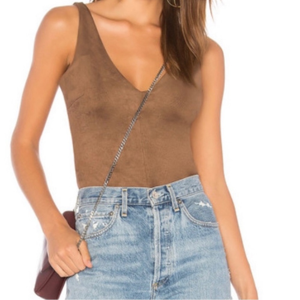 BCBG Maxazria “MYA” suede brown color NWT size XS